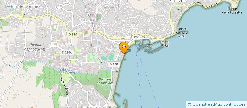 localisation de l'entreprise INDIVISION DINICHERT WEYMEERSCH à LE LAVANDOU