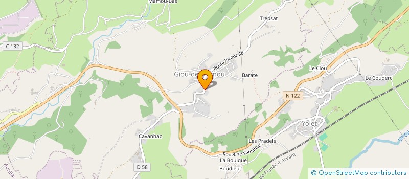 localisation de l'entreprise INDIVISION DINTILLAC SERRES à GIOU-DE-MAMOU