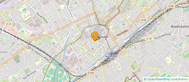 localisation de l'entreprise INDIVISION DIOGO-GUIBELIN  MULHOUSE