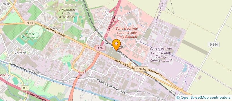localisation de l'entreprise INDIVISION DIOT ET PICARD  REIMS