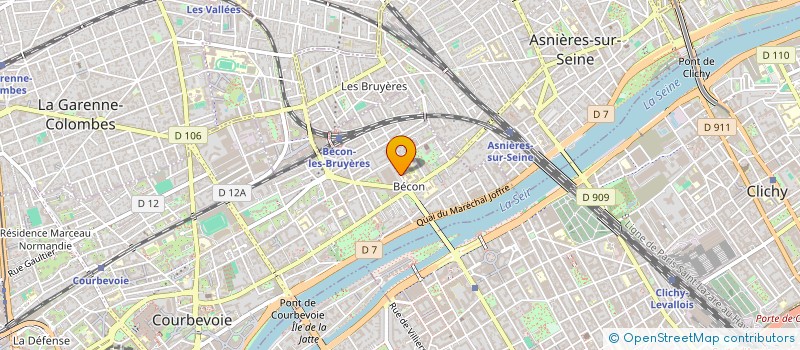 localisation de l'entreprise INDIVISION DIOUF / NDIAYE à COURBEVOIE