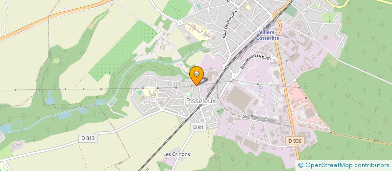 localisation de l'entreprise INDIVISION DISANT-CORROYER  VILLERS-COTTERETS