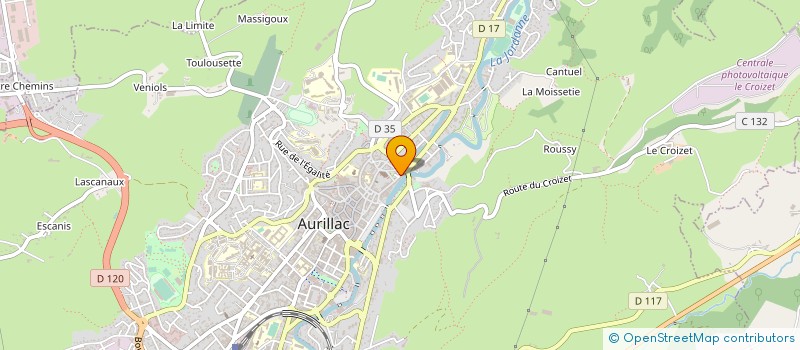 localisation de l'entreprise INDIVISION DISCHANT à AURILLAC