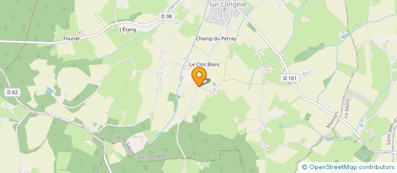 localisation de l'entreprise INDIVISION DIVARET  SAINTE SABINE SUR LONGEVE