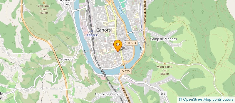 localisation de l'entreprise INDIVISION DIVE LABARRIERE  CAHORS