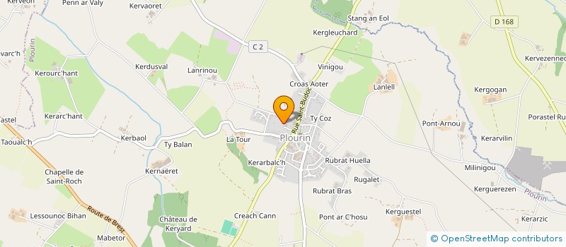 localisation de l'entreprise INDIVISION DIVERRES SIMIER  PLOURIN