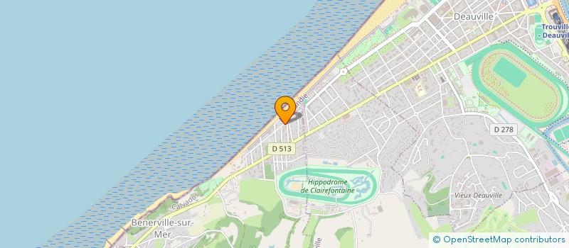 localisation de l'entreprise INDIVISION DIVINE MERCIER  BENERVILLE-SUR-MER