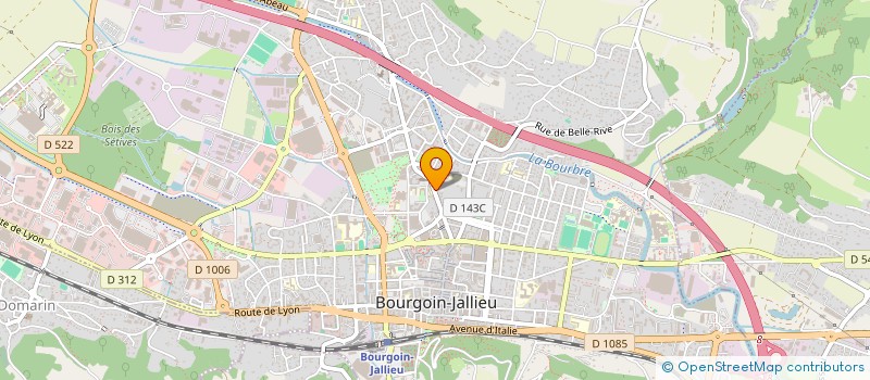 localisation de l'entreprise INDIVISION DJAFAR - TRINCHERO  BOURGOIN-JALLIEU