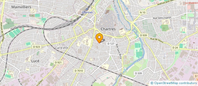 localisation de l'entreprise INDIVISION DOCTEUR GRETH BERNARD à CHARTRES