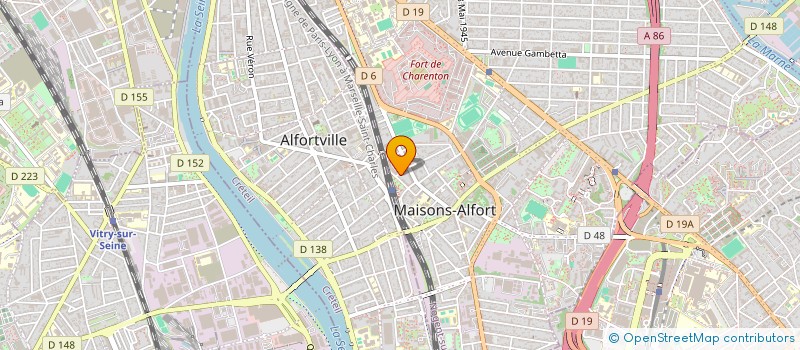 localisation de l'entreprise INDIVISION DODELLER -GUESDON ET PARINET  MAISONS-ALFORT