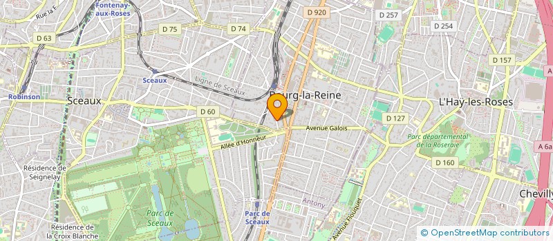 localisation de l'entreprise INDIVISION DOLBEAU C ENTRET à BOURG-LA-REINE