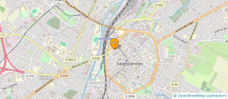 localisation de l'entreprise INDIVISION DOLIVEIRA FRANCOIS ET DAVIDSON MARION à VALENCIENNES