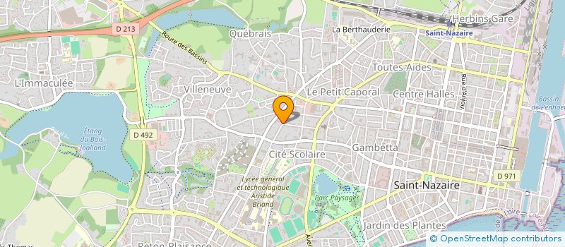 localisation de l'entreprise INDIVISION DOMET ET PINEL  SAINT-NAZAIRE