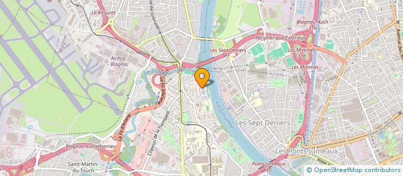 localisation de l'entreprise INDIVISION DOMINGUES / JUSTE à TOULOUSE