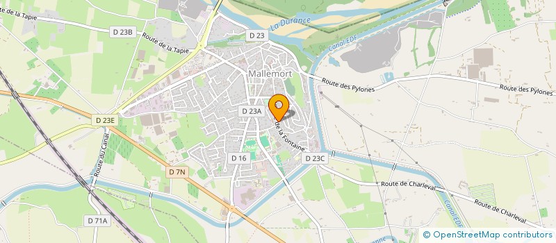 localisation de l'entreprise INDIVISION DONAT  MALLEMORT