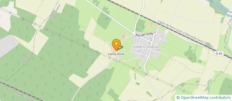 localisation de l'entreprise INDIVISION DONNEN  VILLIERS-VINEUX