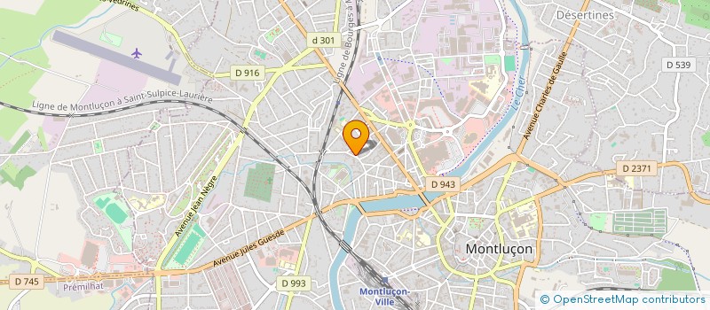 localisation de l'entreprise INDIVISION DOS SANTOS LESTRADE à MONTLUCON