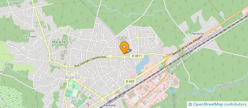 localisation de l'entreprise INDIVISION DOS SANTOS - VEZIEN  BIGANOS