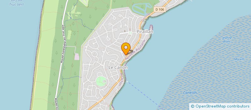 localisation de l'entreprise INDIVISION DOSSAT à LEGE-CAP-FERRET