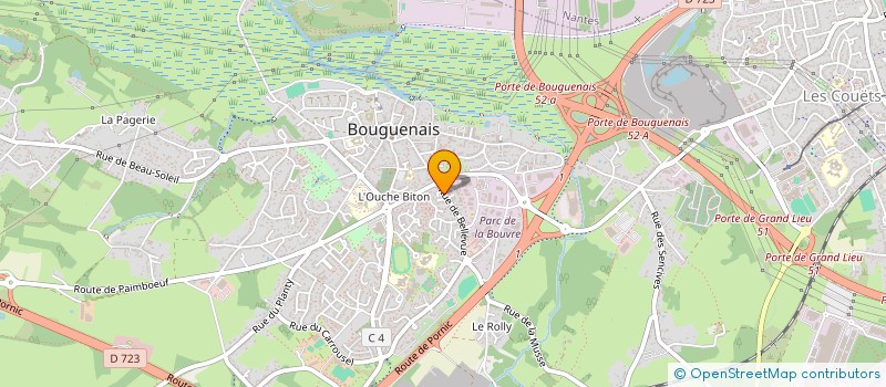 localisation de l'entreprise INDIVISION DOUART RIGAUD  BOUGUENAIS