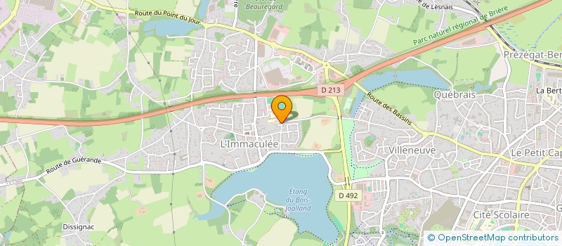 localisation de l'entreprise INDIVISION DOUAUD CELINE  SOPHIE NATHALIE   THOMAS  SAINT-NAZAIRE