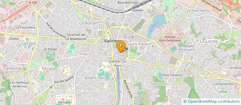 localisation de l'entreprise INDIVISION DOUCET DEBAILLIE à VANNES