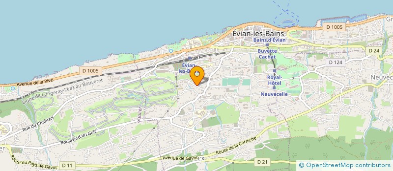 localisation de l'entreprise INDIVISION  DOYLE  EDWARD ET MARY  EVIAN-LES-BAINS