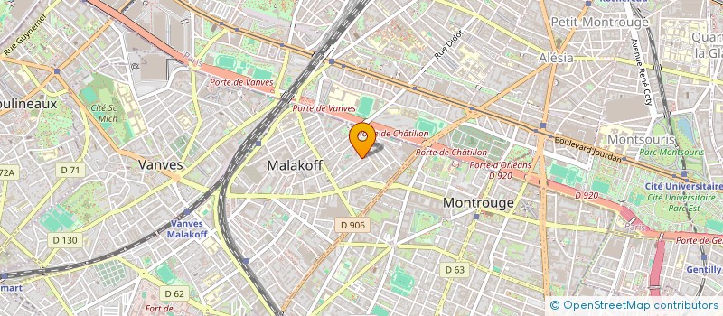 localisation de l'entreprise INDIVISION DREAN à MALAKOFF