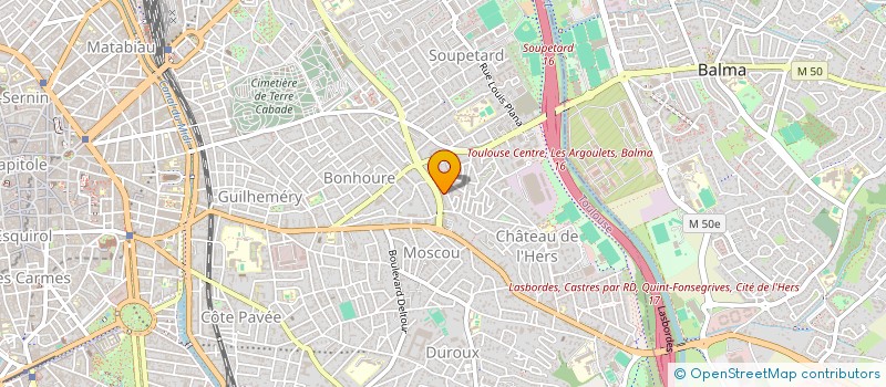 localisation de l'entreprise INDIVISION DREUILH JACQMART à TOULOUSE