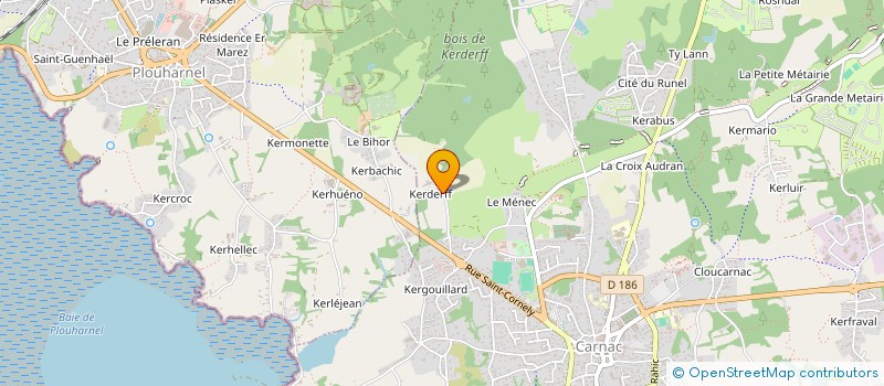 localisation de l'entreprise INDIVISION DREUILLET  CARNAC