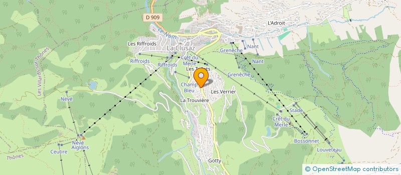 localisation de l'entreprise INDIVISION DROUET à LA CLUSAZ