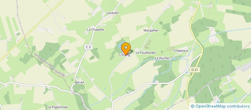 localisation de l'entreprise INDIVISION DROUET SALMON  SAINT-AUBIN-DE-LOCQUENAY