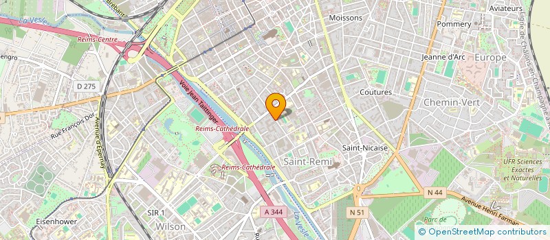 localisation de l'entreprise INDIVISION DROUIN ALAIN STRASSER SOPHIE  REIMS