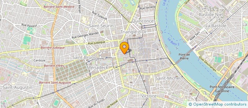 localisation de l'entreprise INDIVISION DROULHET SERGE ET ROSAIRE  BORDEAUX