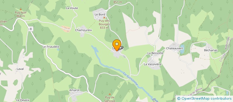 localisation de l'entreprise INDIVISION DRUESNE  SAINT-MARTIAL-LE-VIEUX