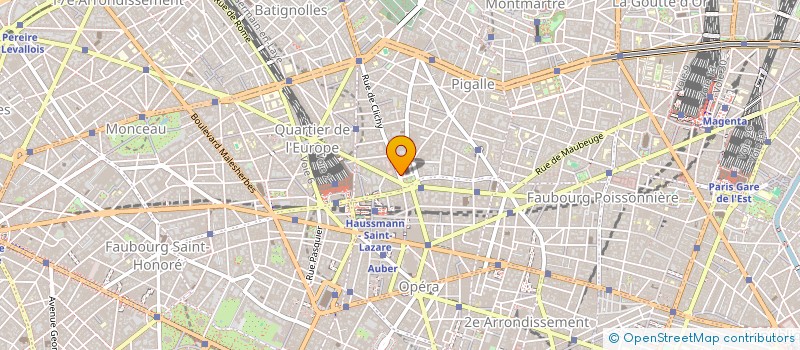 localisation de l'entreprise INDIVISION DU 2 RUE DE CLICHY  PARIS