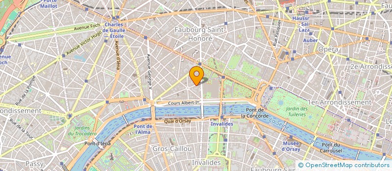 localisation de l'entreprise INDIVISION DU 7 RUE JEAN GOUJON  PARIS