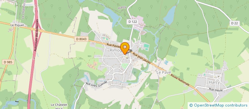 localisation de l'entreprise INDIVISION DU BOIS DU VIEUX GAUCHER  RIMOGNE