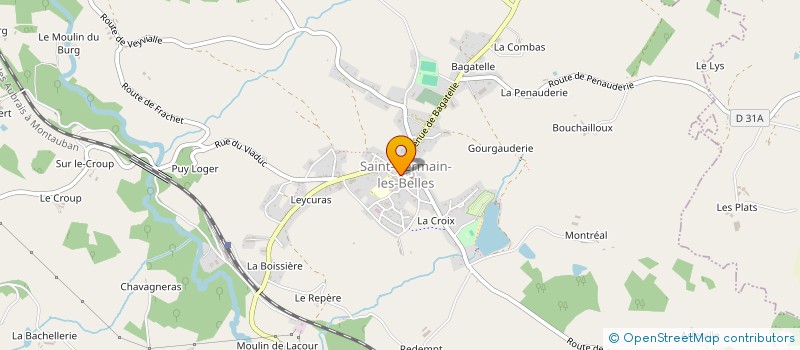 localisation de l'entreprise INDIVISION DU CHATENET à SAINT-VITTE-SUR-BRIANCE