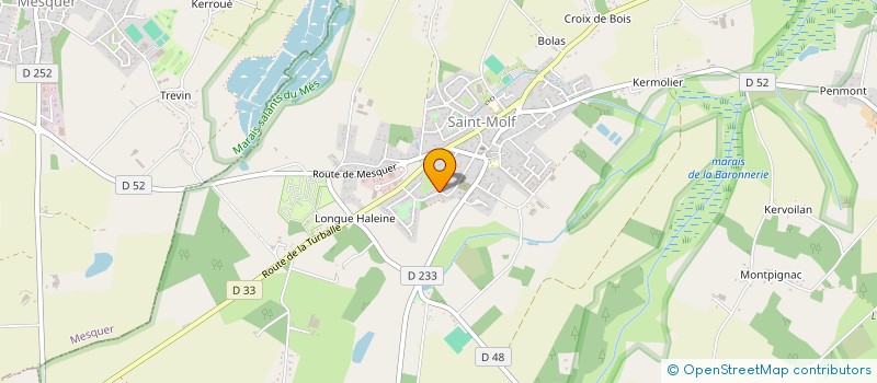localisation de l'entreprise INDIVISION DU PETIT CLIN à SAINT-MOLF