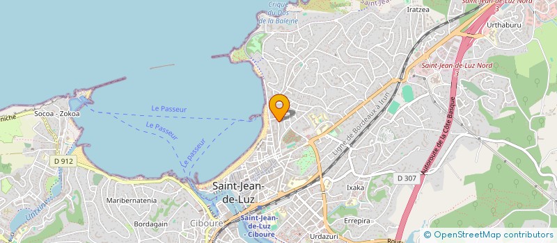 localisation de l'entreprise INDIVISION DU PUY DE GOYNE à SAINT-JEAN-DE-LUZ