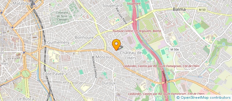 localisation de l'entreprise INDIVISION DU PUY DE GOYNE - BOURGADE à TOULOUSE