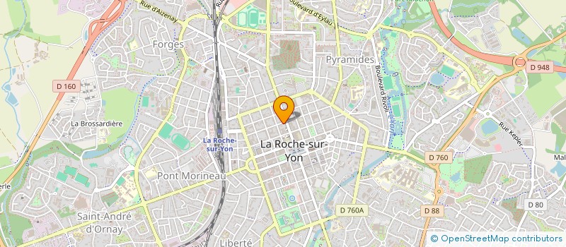 localisation de l'entreprise INDIVISION DU ROSTU - D'AUDIFFRET à LA ROCHE-SUR-YON