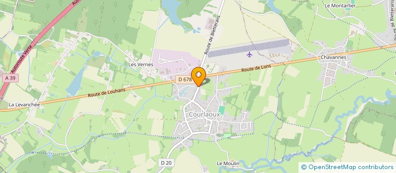 localisation de l'entreprise INDIVISION DUBANT ANTOINE ET CHARLES  COURLAOUX