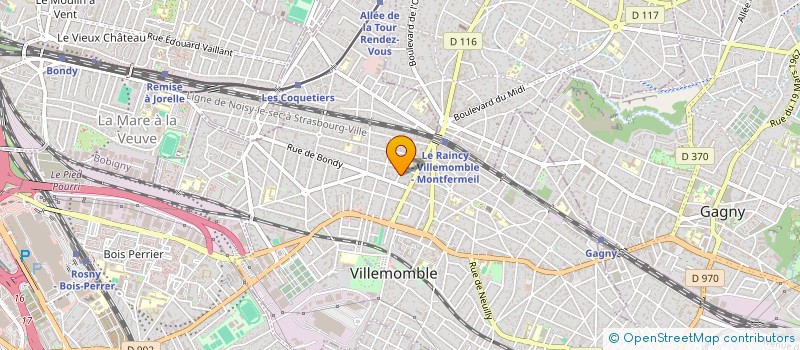 localisation de l'entreprise INDIVISION DUBE à VILLEMOMBLE