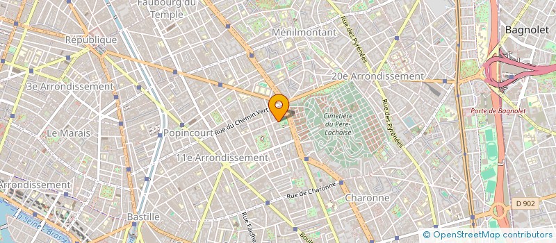 localisation de l'entreprise INDIVISION DUBOIS GAUTRUCHE  PARIS