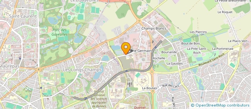 localisation de l'entreprise INDIVISION DUBOIS TENNEREL  CESSON-SEVIGNE