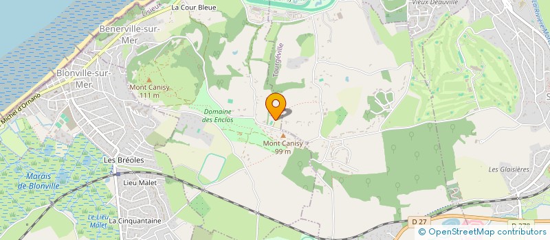 localisation de l'entreprise INDIVISION DUBOIS VERKINDEREN  BLONVILLE-SUR-MER