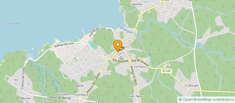 localisation de l'entreprise INDIVISION DUBOS  SANGUINET