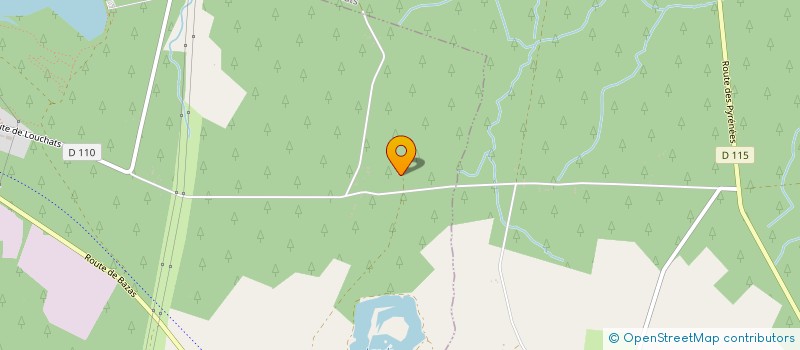 localisation de l'entreprise INDIVISION DUBOURDIEU FABRICE ET FLORENCE  HOSTENS